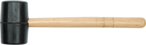 VOREL MŁOTEK GUMOWY 230G TRZONEK DREWNIANY 33550