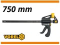 VOREL ŚCISK STOLARSKI SZYBKOZACISKOWY 750MM 38409