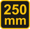 VOREL KLUCZ NASTAWNY 250MM PLASTIKOWA RĄCZKA 54072