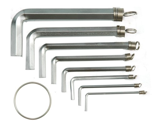 VOREL ZESTAW KLUCZY SZEŚCIOKĄTNYCH HEX 2-10MM CRV 8 SZTUK 56392