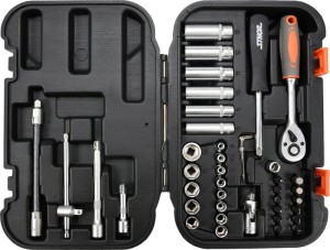STHOR ZESTAW NARZĘDZIOWY 1/4" 42 CZ. XS 58641