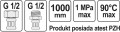 FALA WĄŻ PRZYŁĄCZENIOWY 1/2"Fx1/2"M 1000MM 71825