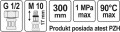 FALA WĄŻ PRZYŁĄCZENIOWY 1/2" F 10x1M 300MM 71840