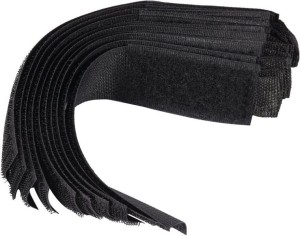 VOREL OPASKA Z RZEPEM 150MM 10SZT. CZARNE 73850
