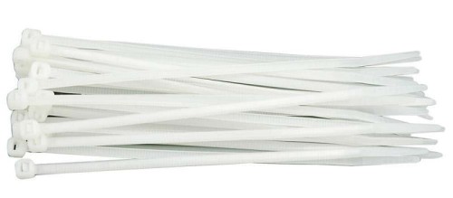 VOREL OPASKI PLASTIKOWE 500x8,0MM, 50SZT./OPAK. BIAłE 73888