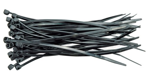 VOREL OPASKI PLASTIKOWE 300X3.6MM CZARNE 100 SZTUK 73895