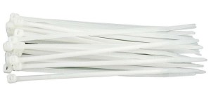 VOREL OPASKI PLASTIKOWE 280x4.8MM 100SZT./OP. BIAŁE 73909