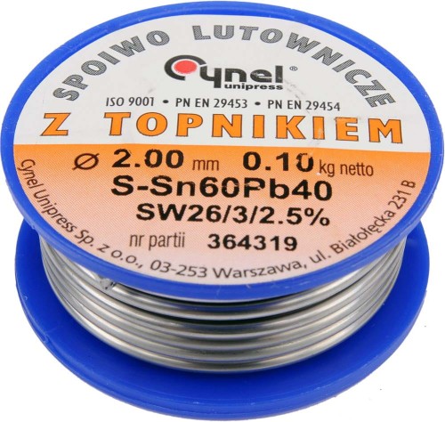 VOREL SPOIWO LUTOWNICZE SN60PB40 2.0/100 76818