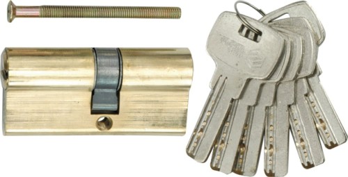 VOREL  WKŁADKA DO ZAMKA MOSIĘŻNA 62MM 6-KLUCZY 31/31 77190