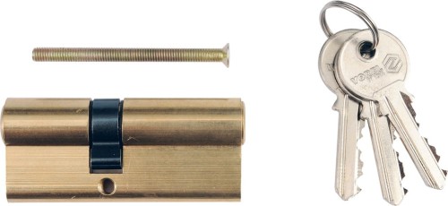 VOREL WKŁADKA MOSIĘŻNA 62MM DO ZAMKA 3 KLUCZE 31/31 77200