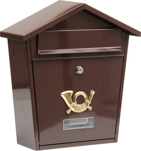 VOREL  SKRZYNKA NA LISTY 380x320x105 BRĄZ 78582