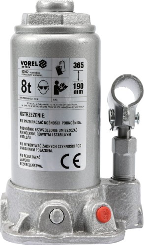 VOREL PODNOŚNIK HYDRAULICZNY SŁUPKOWY 8T 80042