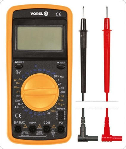 VOREL WIELOFUNKCYJNY MIERNIK CYFROWY 81775