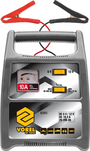VOREL PROSTOWNIK  6/12V 12A 206AH 82553