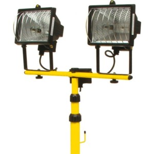 VOREL 2 LAMPY HALOGENOWE NA STOJAKU 400W 82787