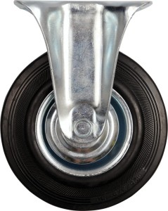 VOREL KÓŁKO STAŁE Z CZARNĄ GUMĄ 200MM 87307