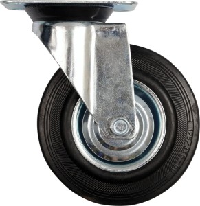 VOREL KÓŁKO SKRĘTNE Z CZARNĄ GUMĄ 200MM 87317