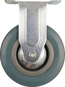 VOREL KÓŁKO STAŁE Z SZARĄ GUMĄ 75MM 87352
