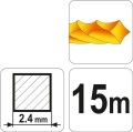 FLO ŻYŁKA TNĄCA SILENT 2,4MM/15M 89480