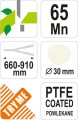 FLO SEKATOR TELESKOPOWY DO GAŁĘZI - PROFIL STOŻKOWY 660-910MM 99119