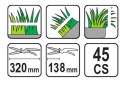 FLO NOŻYCE DO TRAWY 3-POZYCYJNE 99300