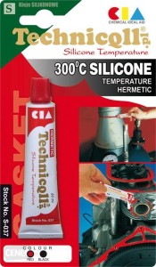 TECHNICQLL SILIKON WYSOKOTEMPERATUROWY CZERWONY 20ML S-037