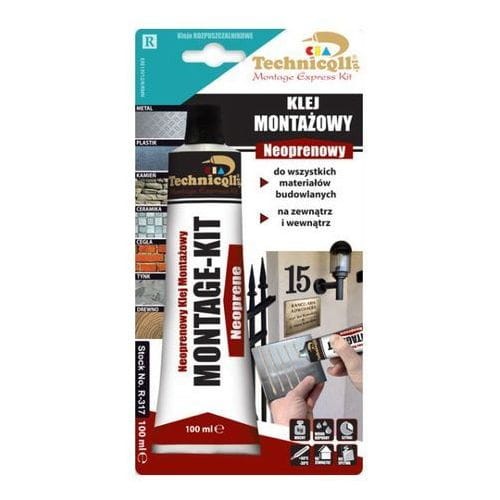 TECHNICQLL KLEJ MONTAŻOWY NEOPRENOWY 100ML R-317