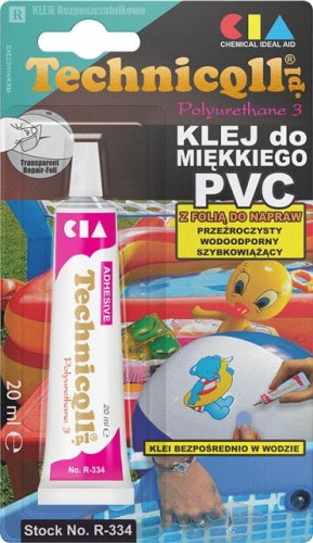 TECHNICQLL KLEJ DO MIĘKKIEGO PVC 20ML R-334