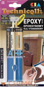 TECHNICQLL KLEJ STANDARDOWY EPOKSYDOWY 2x12ML E-402