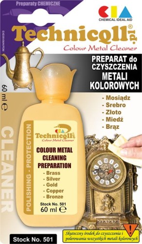 TECHNICQLL PREPARAT DO METALI KOLOROWYCH 60ML P-501
