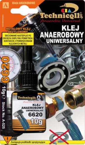 TECHNICQLL KLEJ ANAEROBOWY 6620 UNIWERSALNY 10G A-525