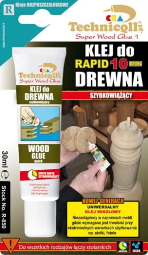 TECHNICQLL KLEJ DO DREWNA SZYBKOWIĄŻĄCY 30ML R-850