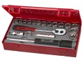 TENGTOOLS ZESTAW KLUCZY NASADOWYCH Z CHWYTEM 3/8" 19 SZT. TT3819 (03520103)- DARMOWA WYSYŁKA