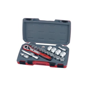 TENGTOOLS ZESTAW KLUCZY NASADOWYCH Z CHWYTEM 1/2" 21SZT. T1221-6 167240209