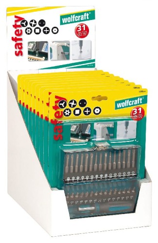 WOLFCRAFT ZESTAW BITÓW 25MM 32 ELEMENTY WF1388000