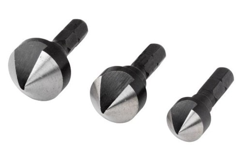 WOLFCRAFT POGŁĘBIACZE 12,16,19MM 3 SZT. WF2584000