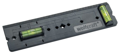 WOLFCRAFT SZABLON DO WYMIAROWANIA OTWORÓW POD PUSZKI WF4050000