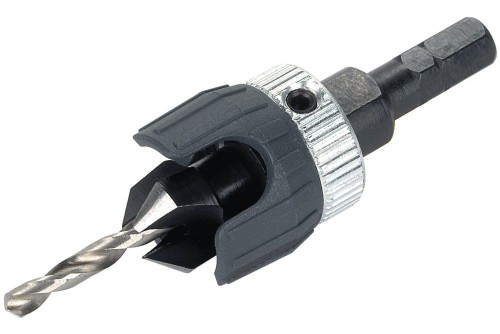 WOLFCRAFT NAWIERTAK  Z  POGŁĘBIACZEM FI3.2-12MM WF2544000