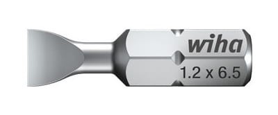 WIHA BIT STANDARD 7010 Z PŁASKI 1/4" 6.5X25MM 01626
