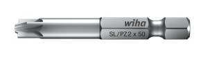 WIHA BIT PROFESSIONAL 7049XZ PLUSMINUS/POZIDRIV 1/4" SL/PZ2 70MM 32497