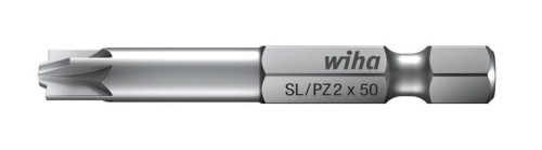 WIHA BIT PROFESSIONAL 7049XZ PLUSMINUS/POZIDRIV 1/4" SL/PZ2 70MM 32497