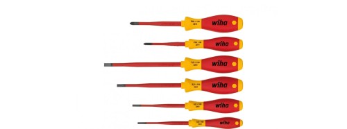 WIHA ZESTAW WKRĘTAKÓW PŁASKICH/ KRZYŻOWYCH PHILIPS 1000V 6 SZT. 35389
