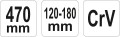 YATO  KLUCZ HAKOWY Z NOSKIEM, PRZEGUBOWY 120-180 MM YT-01674