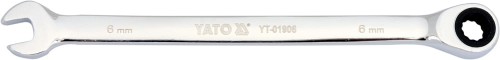 YATO KLUCZ PŁASKO-OCZKOWY Z GRZECHOTKĄ 6MM YT-01906