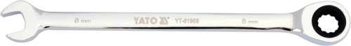 YATO KLUCZ PŁASKO-OCZKOWY Z GRZECHOTKĄ 8MM YT-01908