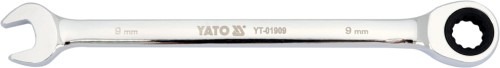 YATO KLUCZ PŁASKO-OCZKOWY Z GRZECHOTKĄ 9MM YT-01909
