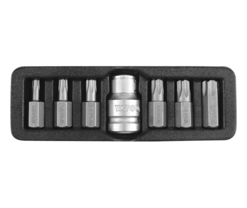 YATO KOŃCÓWKI WKRĘTAKOWE TORX SECURITY T25-T55 ZESTAW 7 SZTUK YT-0416