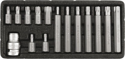 YATO  KLUCZE TORX SECURITY T20-T55 15 SZT. YT-0417