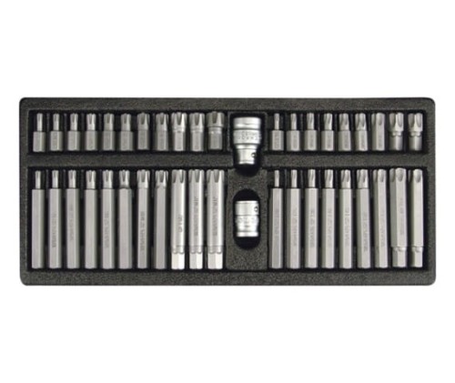 YATO KOŃCÓWKI WKRĘTAKOWE RIBE, TORX SECURITY, KPL. 42 SZT. YT-0420