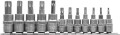 YATO ZESTAW NASADEK TRZPIENIOWYCH TORX 1/4" 3/8" T8-T55 12 SZT. YT-04331